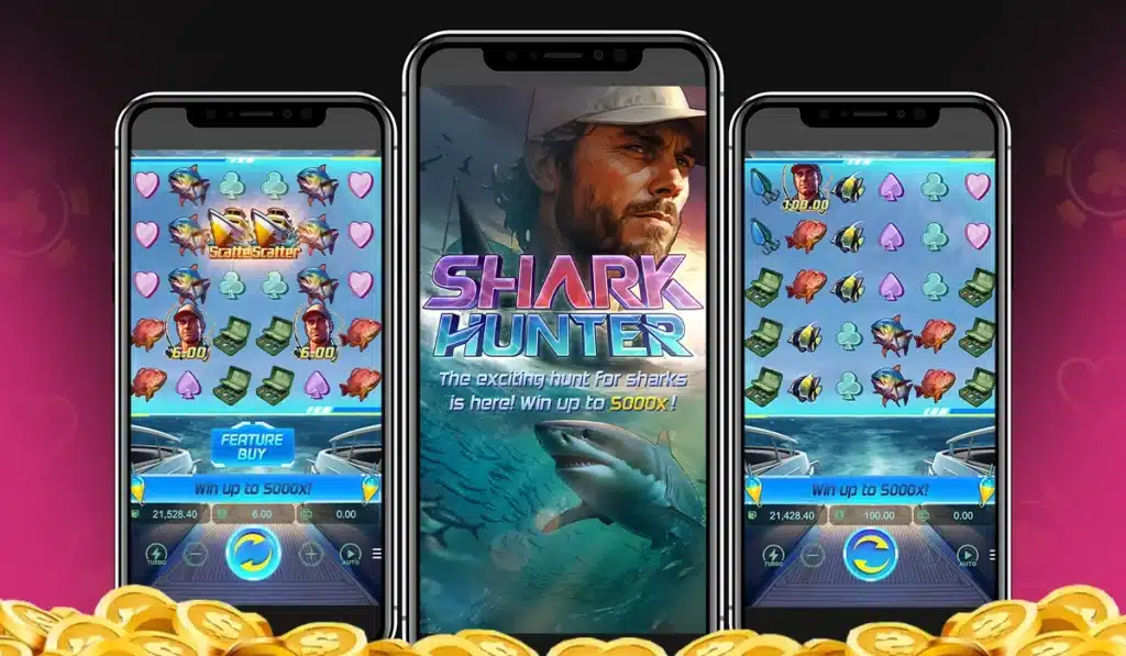 ลักษณะรูปแบบภายในเกม Shark Hunter